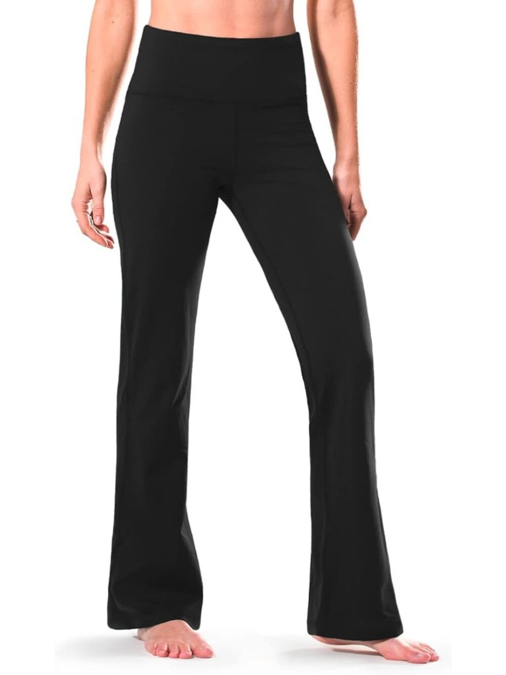 Flared Leg Bootcut Yoga Pants with Pockets - Regular & Tall Inseam Options